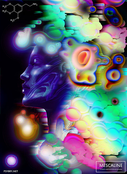 20天，20种不同的迷幻剂，他用插画告诉你High大了啥感觉