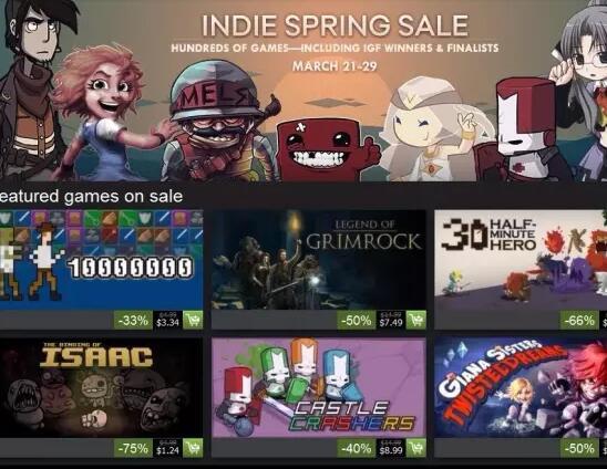 在Steam上有大量独立游戏等待自己的出头之日