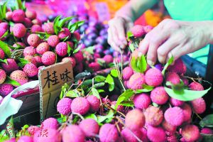 今年荔枝量少价贵 继1999年以来最高价