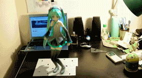 宅男用AR制作初音跳舞视频：极为逼真