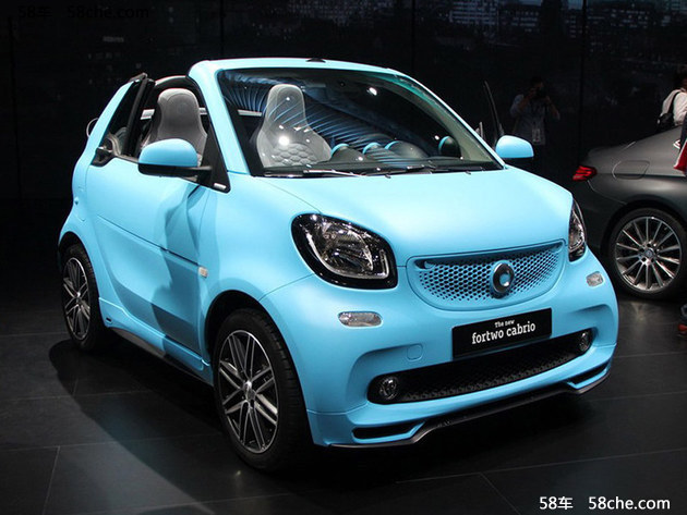 新smart fortwo敞篷版上市 售16.6万起