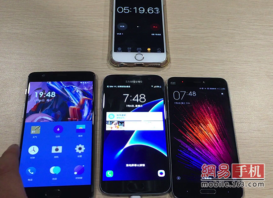 速度差1倍!一加3/三星S7/小米5快充实测