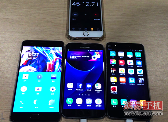 速度差1倍!一加3/三星S7/小米5快充实测