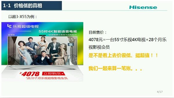 网传海信内部PPT抹黑乐视，海信乐视双双回应