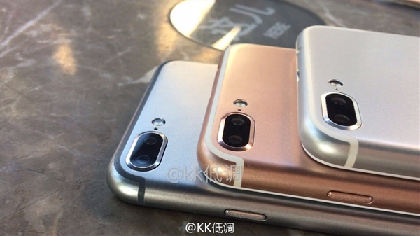 iPhone 7 Pro多色齐曝光：双摄造型太感人！