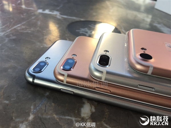 iPhone 7 Pro多色齐曝光：双摄造型太感人！