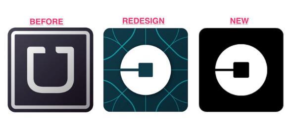 Uber再次调整应用图标：回归简洁