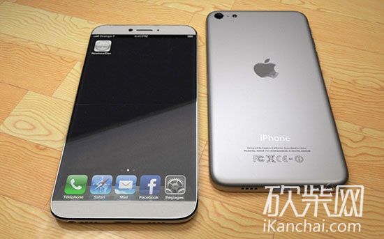 外媒放出iPhone 6机模对比三星S5照片